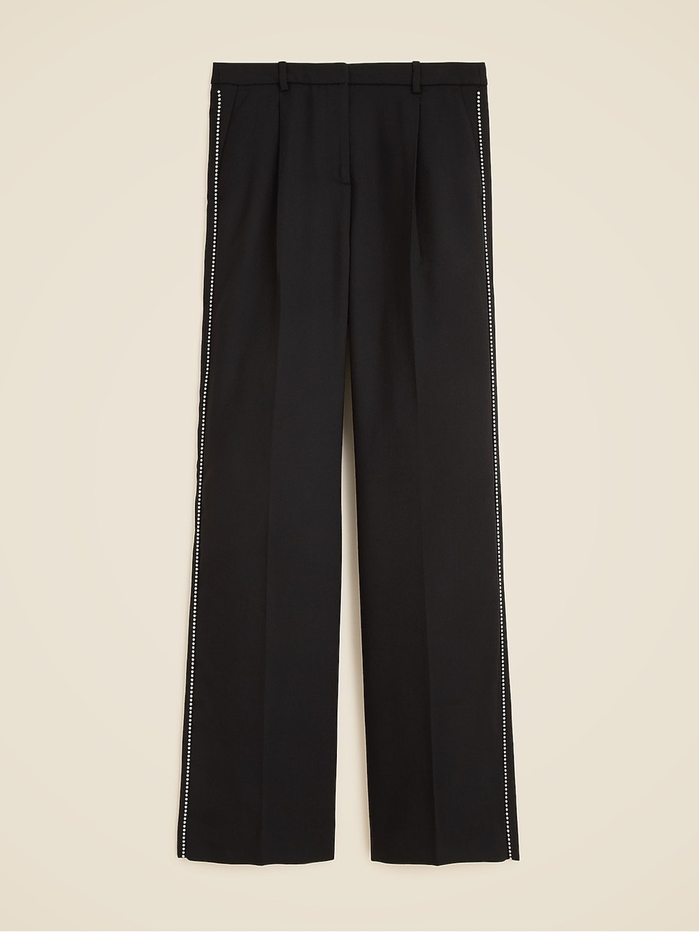 J.Crew Collection Essential Wide-Leg Pant in Italian City Wool Blend - Picture 8 of 9